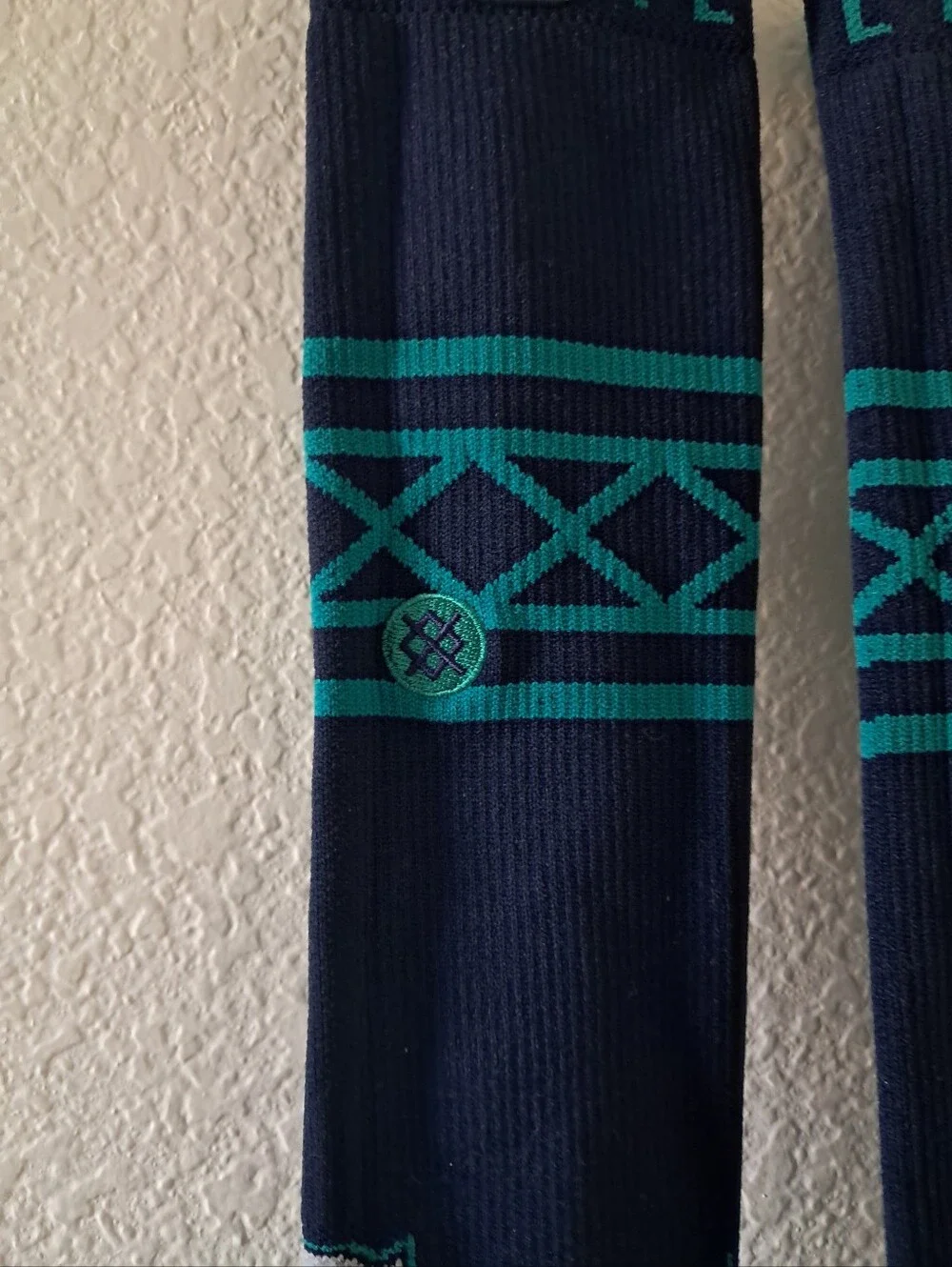 Stance Seattle Mariners Socks MLB Team Issued #57 Seattle Skyline Space Needle